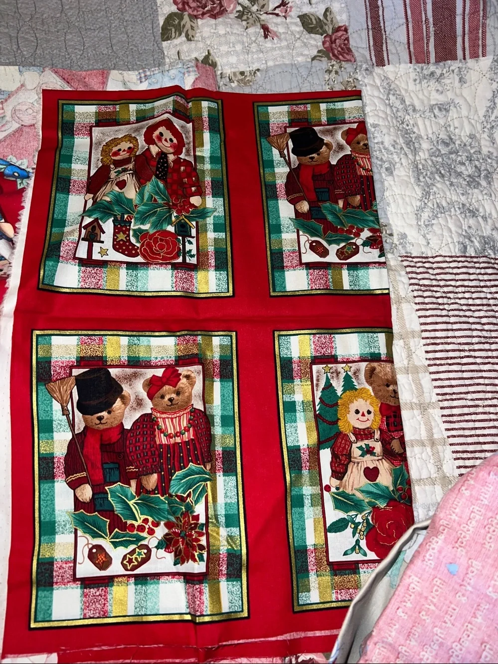 Huge Raggedy Ann & Andy Fabric quilting lot - Picture 6 of 10